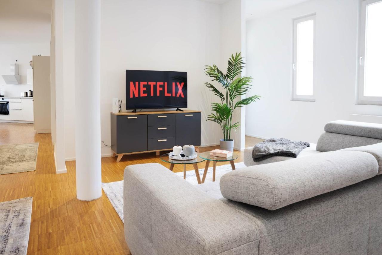 Design City Apartment, Modern, Ebenerdig, Top Lage Weinheim Luaran gambar